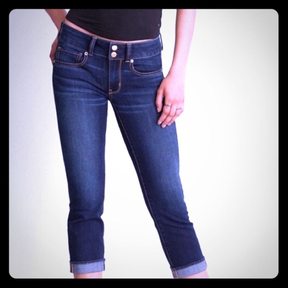 American Eagle Artist Crop Stretch Jeans